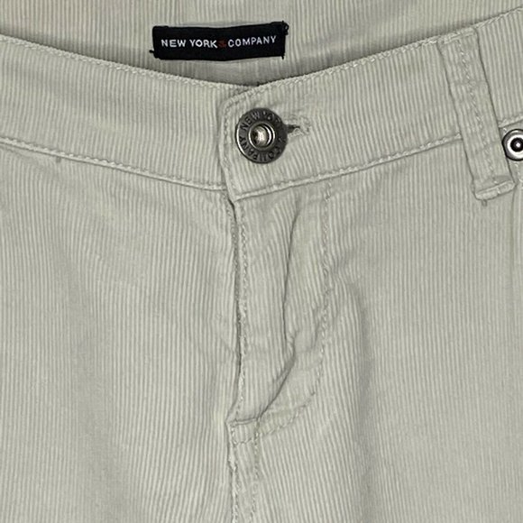 New York & Company Women’s Corduroy Pants 6 Light - Picture 8 of 12